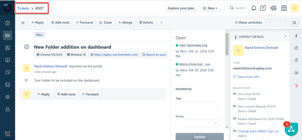 How to Log a Support Ticket in Opkey 5 bbl0X4hy4wfvjvBwgdMFw6qto 0 1Thy Q